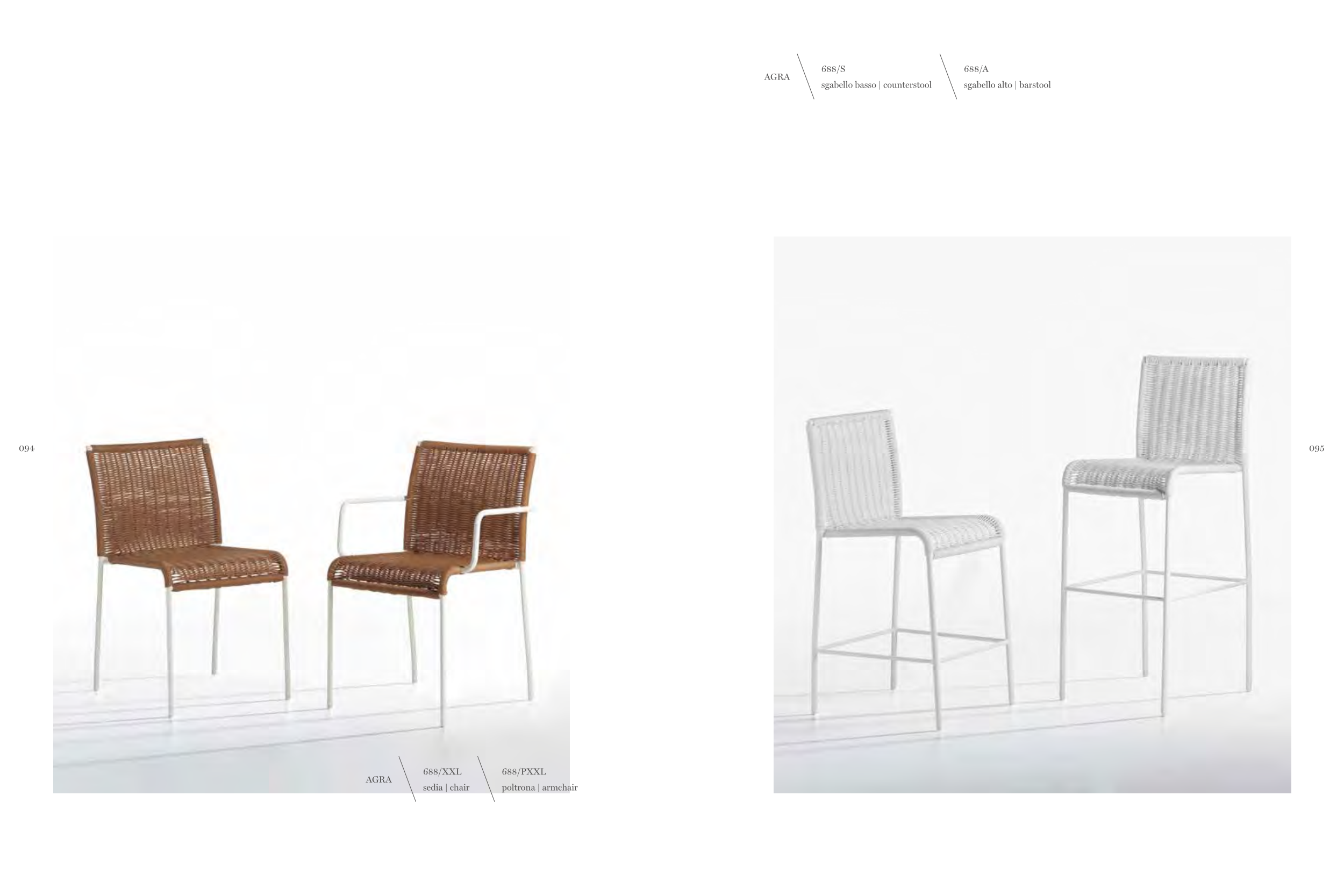 Sgabello Basso, Chair