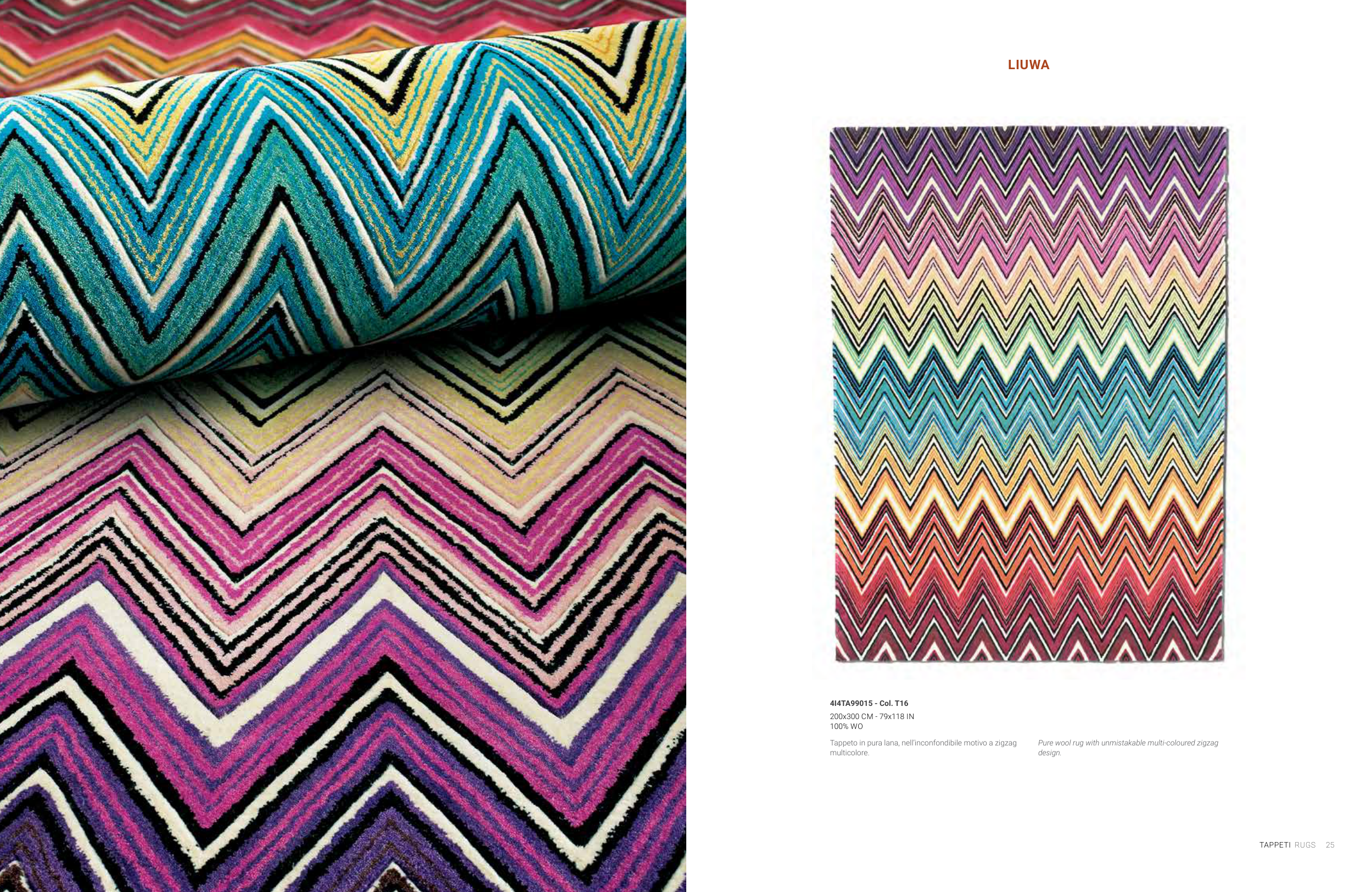 Catalogue Rugs 2022 Brand Missoni Home Collection
